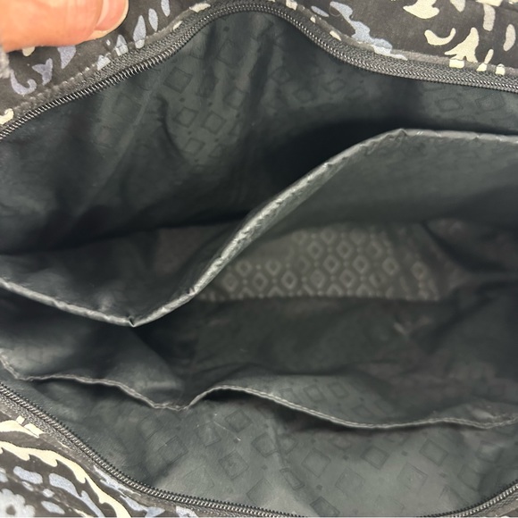 Vera Bradley Paisley Noir Quilted Turlock Tote "Travel Turlock Tote"& Wallet Set - Picture 4 of 14